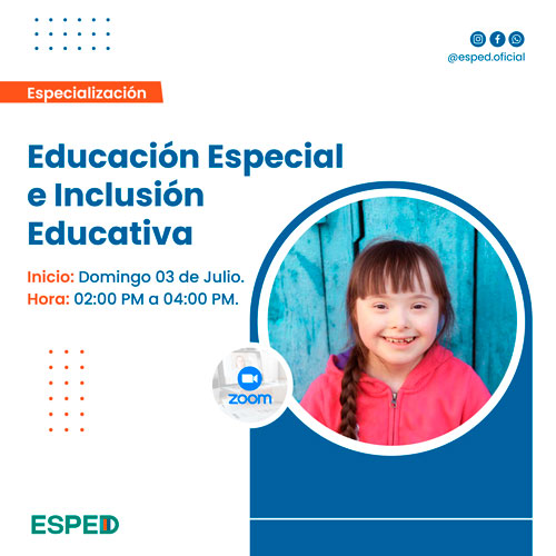 EDUCACIÓN ESPECIAL E INCLUSIÓN EDUCATIVA 03-22
